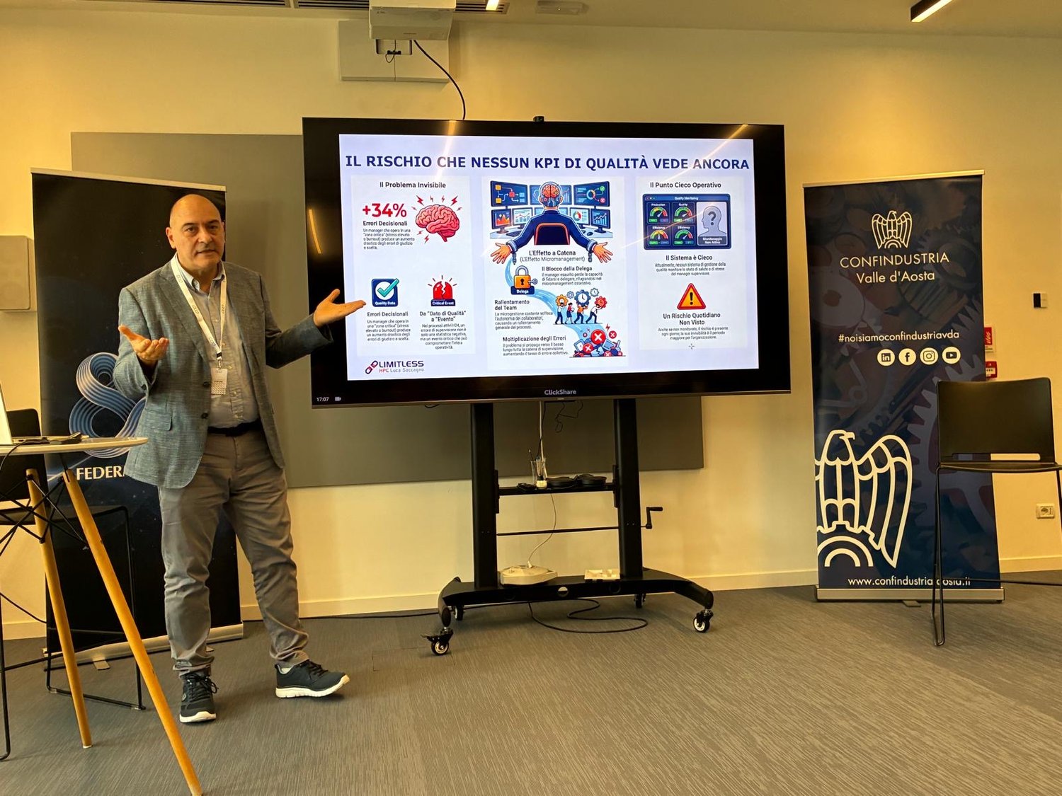 Luca Saccagno al seminario del 15/09/2026 — il rischio che nessun KPI vede