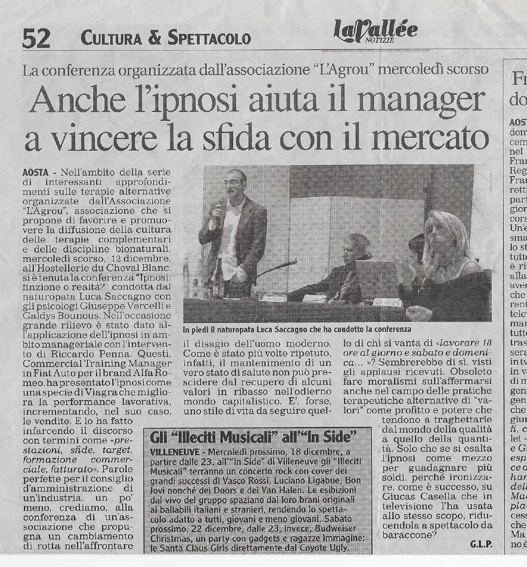 Articolo — La Vallée Notizie