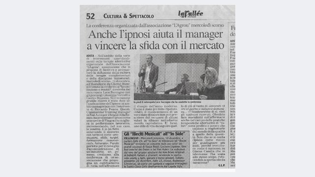 La Vallée Notizie, dicembre 2007