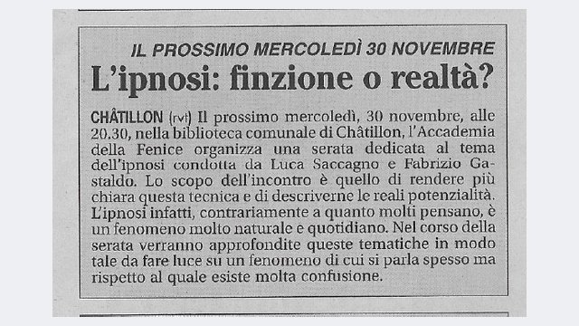 La Vallée Notizie, novembre 2011